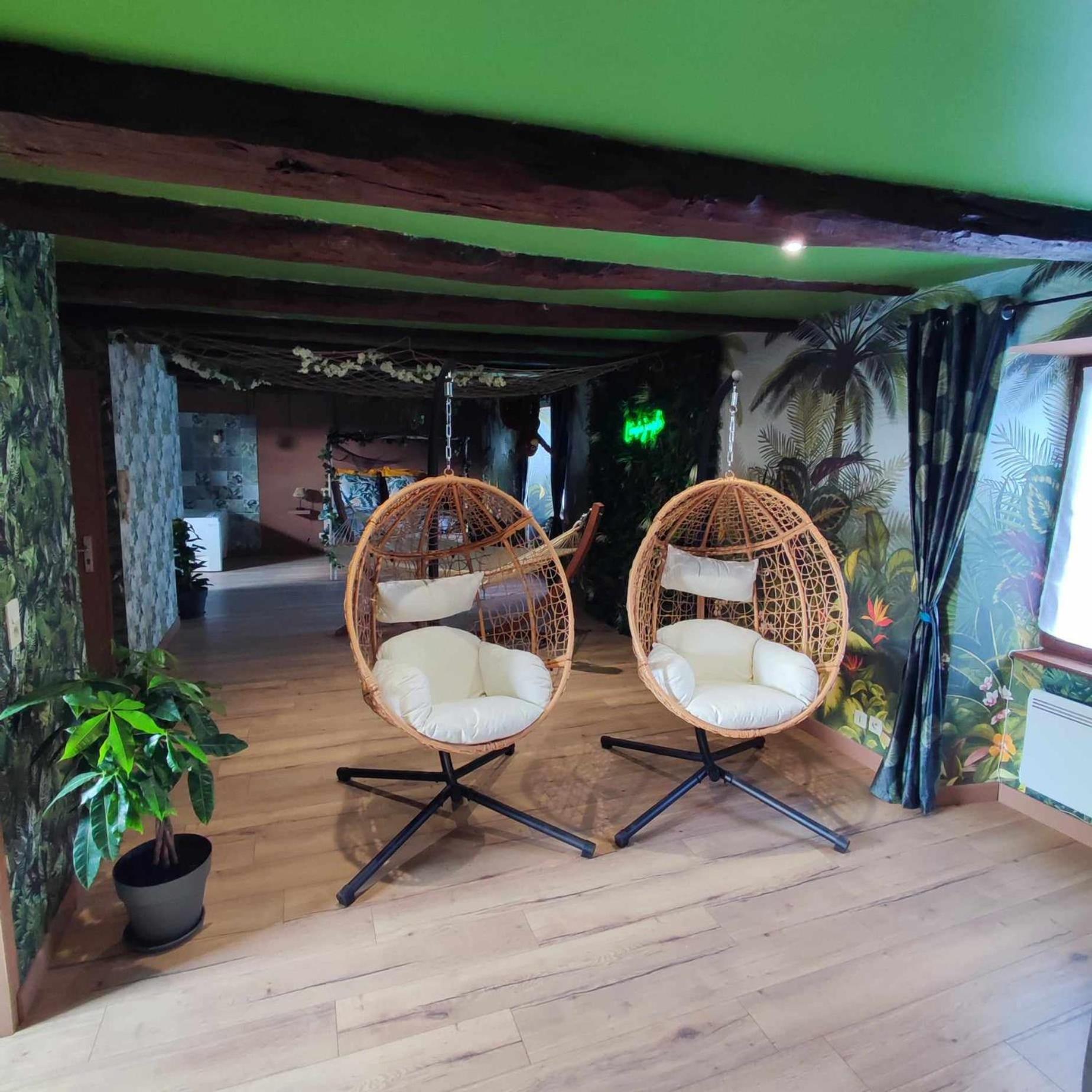 Apartament L'Evasion Jungle Saint-Pierre-de-Plesguen Zewnętrze zdjęcie