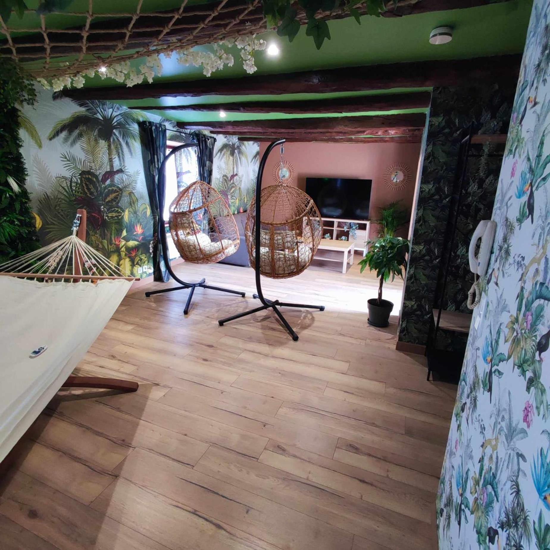 Apartament L'Evasion Jungle Saint-Pierre-de-Plesguen Zewnętrze zdjęcie
