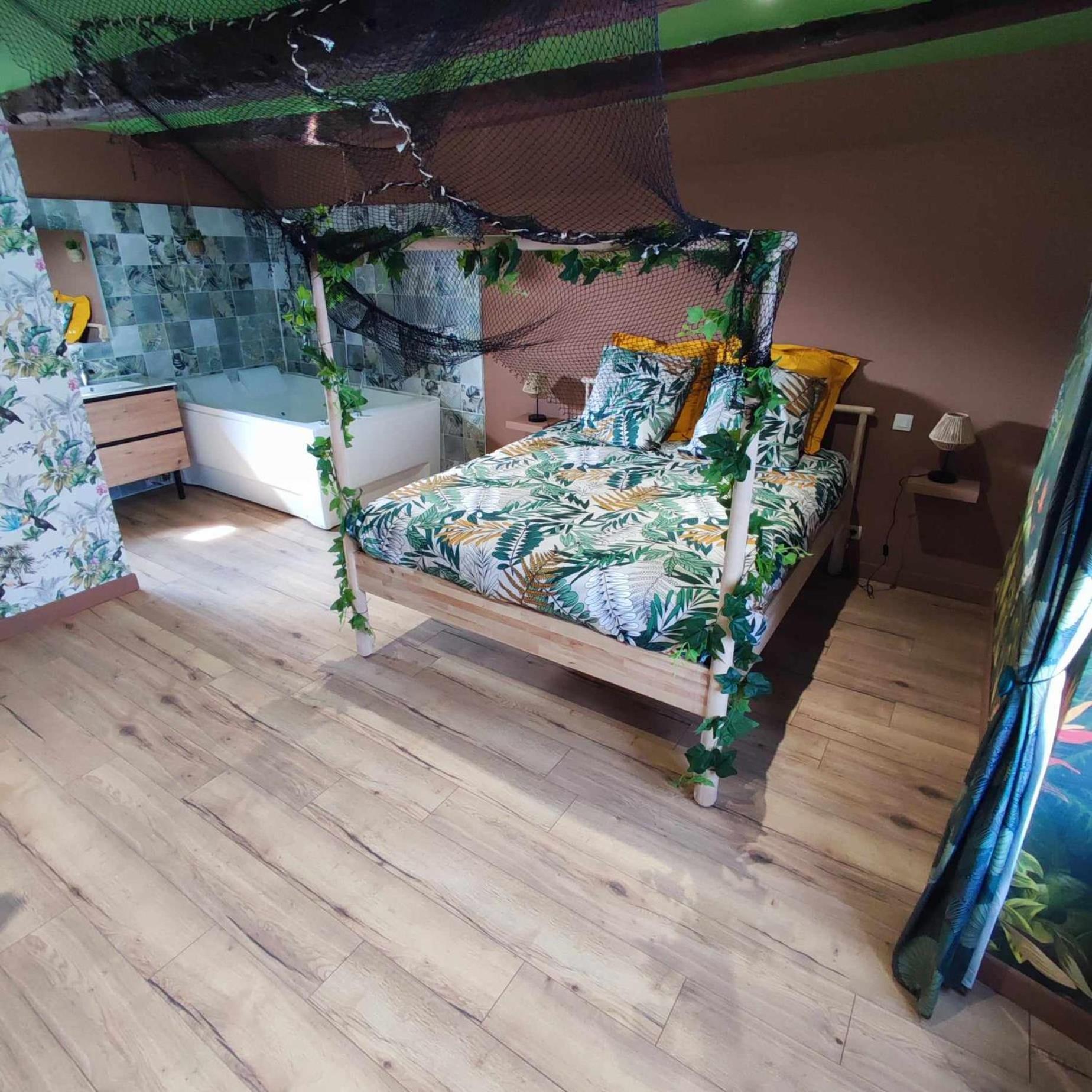 Apartament L'Evasion Jungle Saint-Pierre-de-Plesguen Zewnętrze zdjęcie